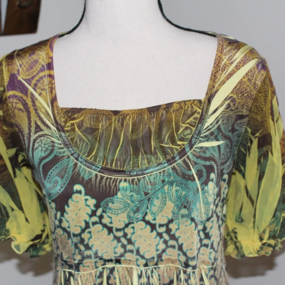 One World, short sleeve high waited dress.....